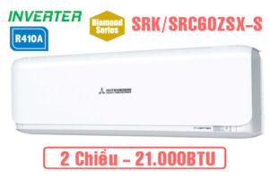 Điều hòa Mitsubishi Heavy 21000BTU inverter 2 chiều SRK/SRC60ZSX-W3